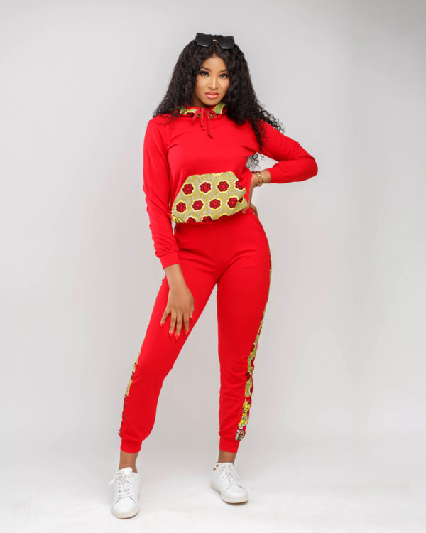 Red of Ankara Bomber jacket