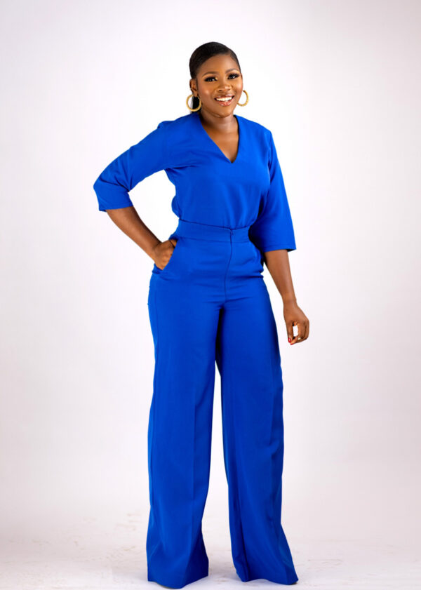 SLEEVE TOP AND High Waist Palazzo Pants